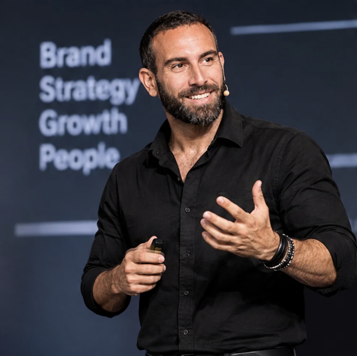 Luciano Rubino durante un intervento di formazione e speaking